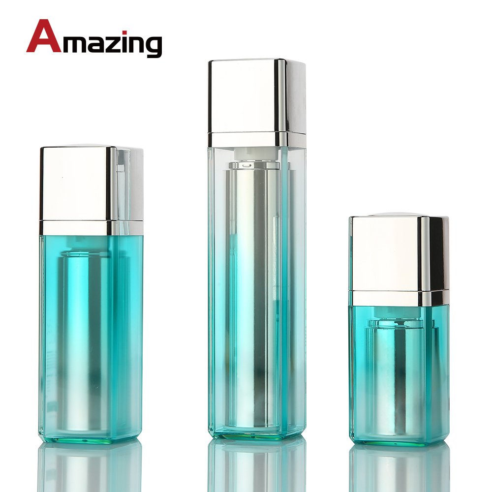 Square Twist-Up Airless Bottle15ml 30ml 50ml twist up airless bottle