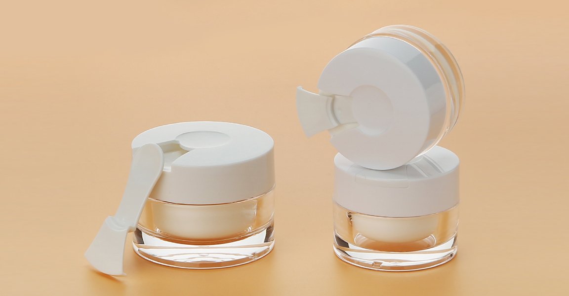 Cosmetic Jar With Spatulacosmetic jar with spatula wholesale