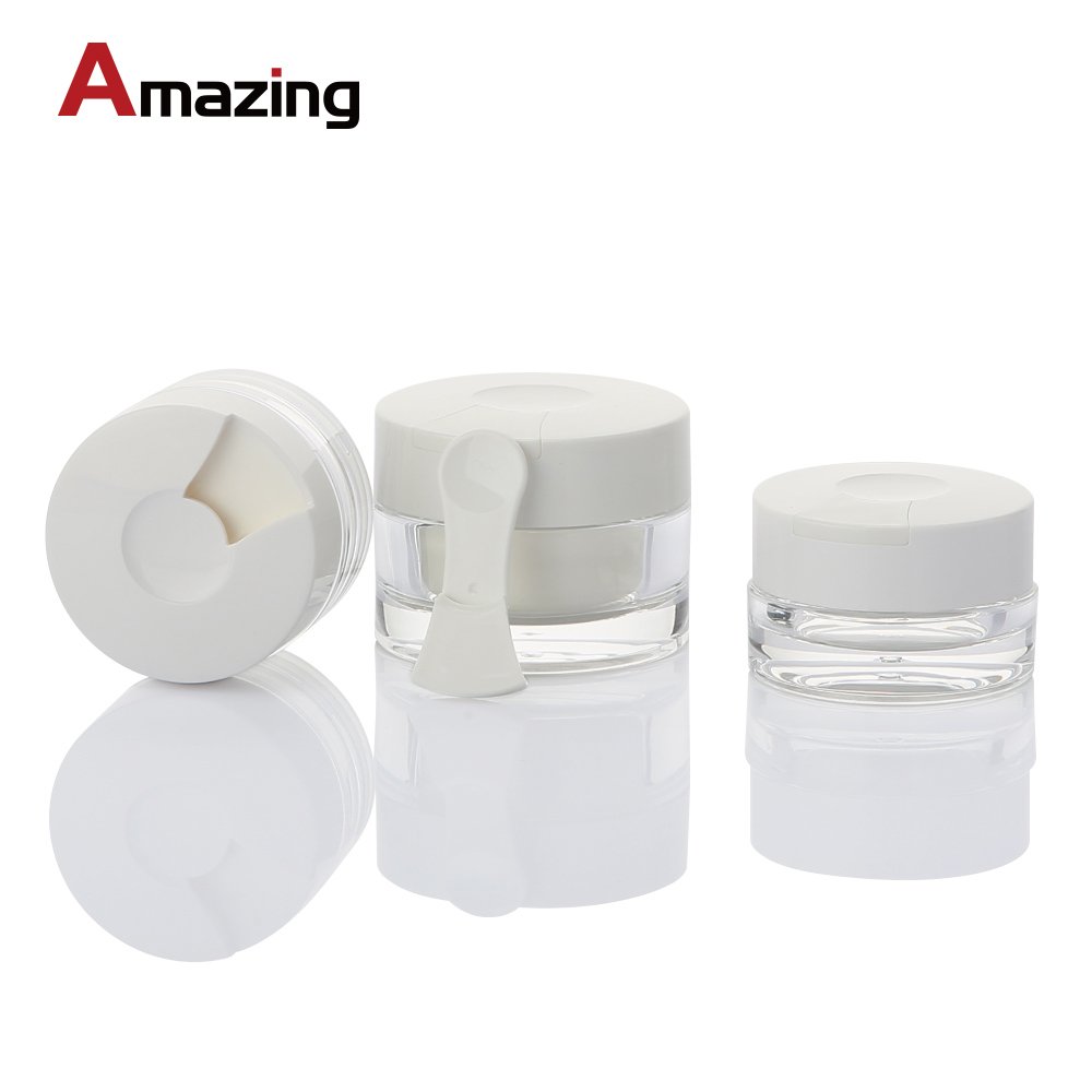 Cosmetic Jar With Spatulacosmetic jar with spoon