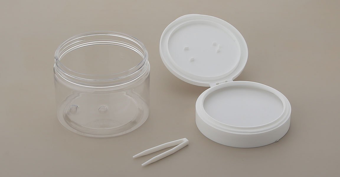 PET Plastic Flip Top Jarpet flip top jar manufacturer